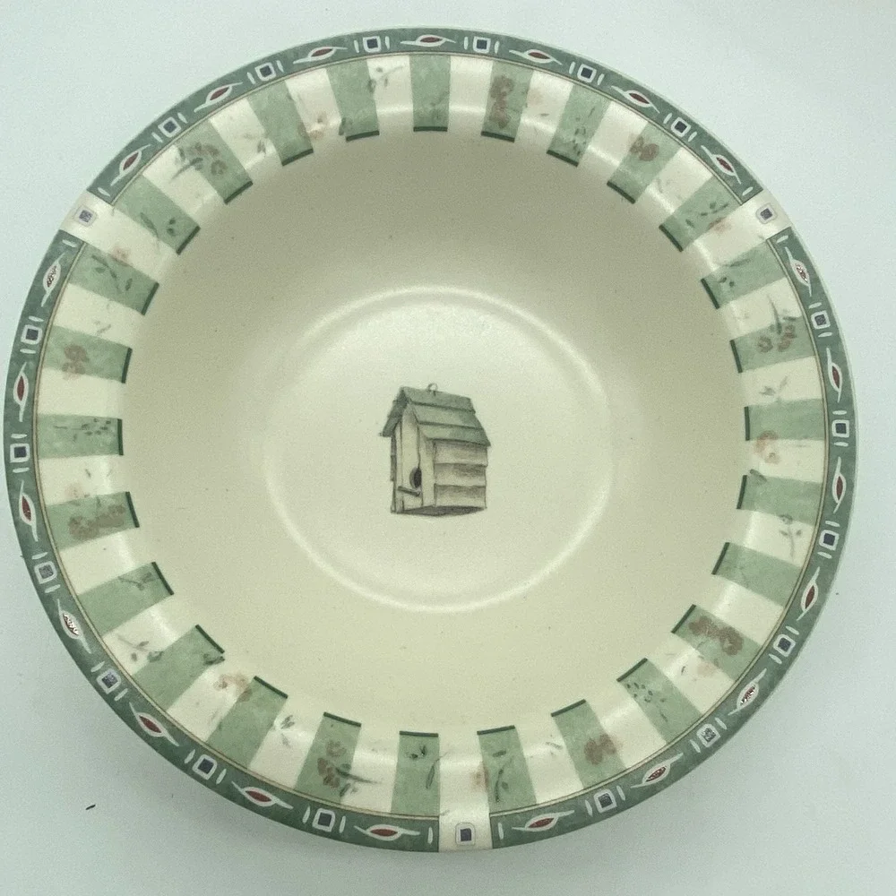 Pfaltzgraff Naturewood Deep‎ Rimmed Soup Cereal Bowls 7 1/4
